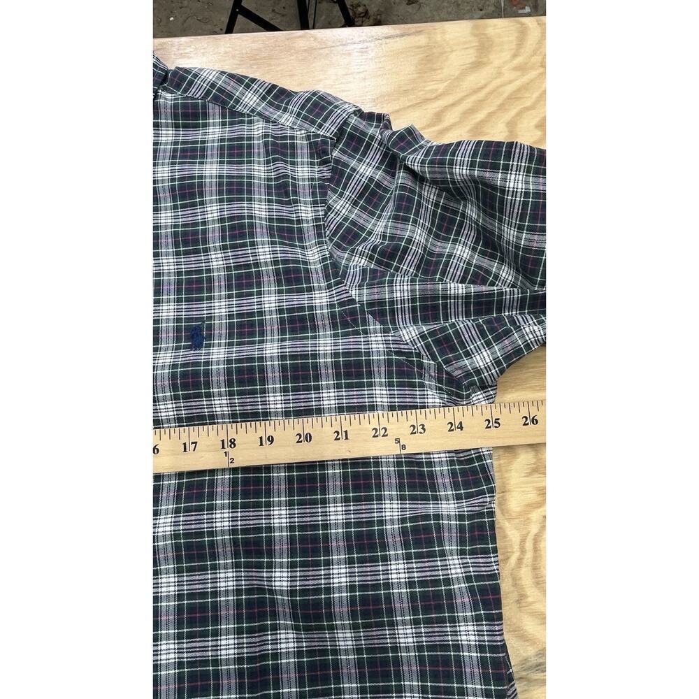 Ralph Lauren Plaid Multicolor Button Down Long Sleeve Shirt Mens XL - Picture 8 of 10